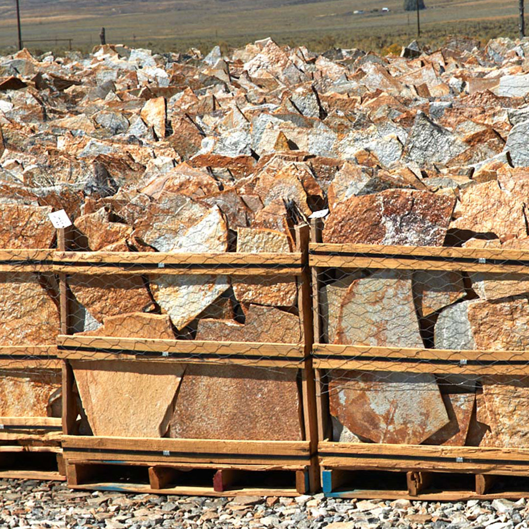 Autumn Gold Quartzite Patio Stone