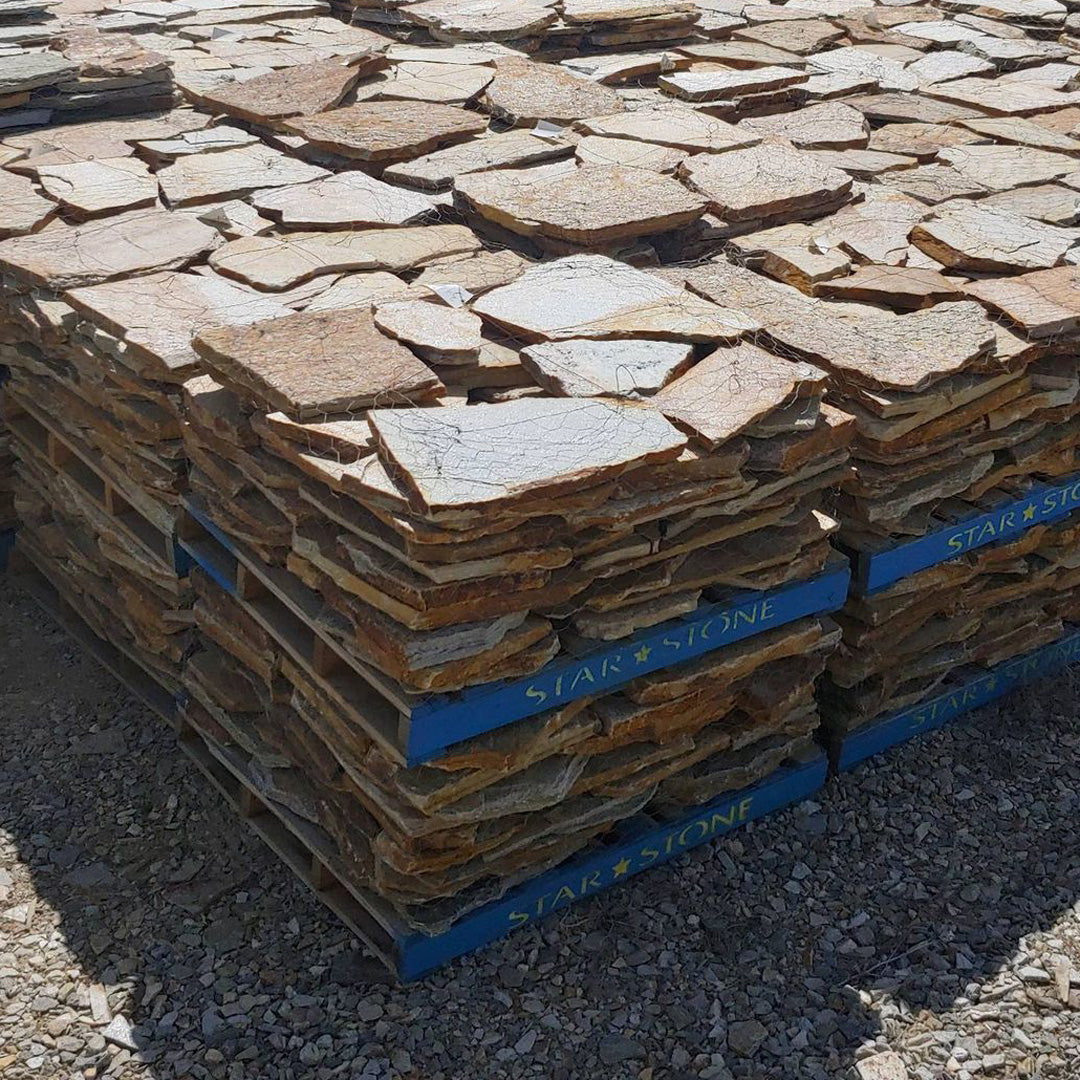 Autumn Gold Quartzite Garden Stone: Natural Stone Beauty at a Smarter Price