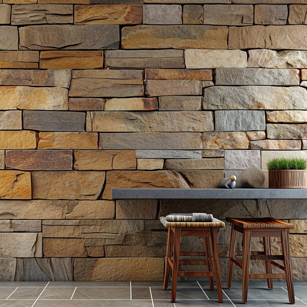 Interior Stone Veneer Wall