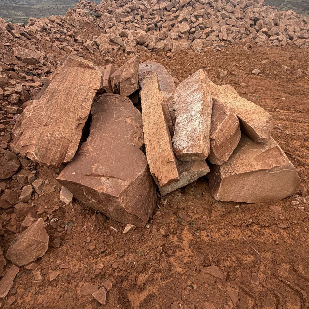 Cherokee Red Sandstone Natural Columns (3–7’ Long)